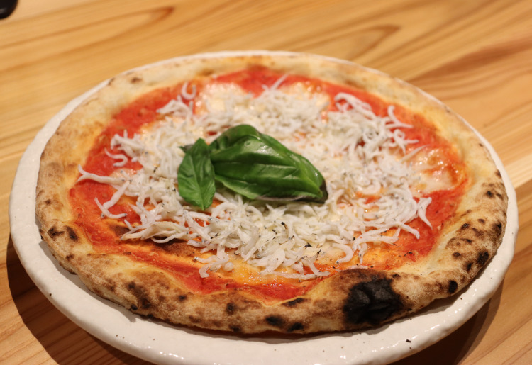 ▼釜揚げしらすのピッツァ