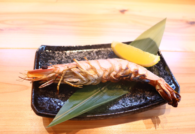 ▼大海老の塩焼き(約20cm)