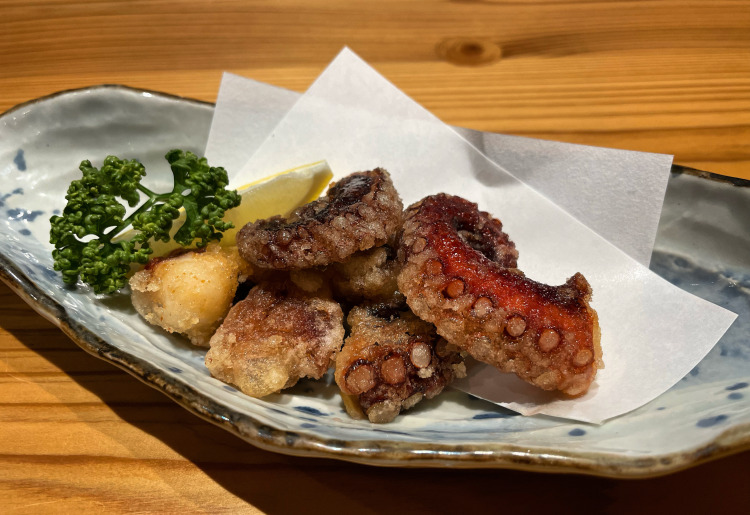 ▼イカゲソの唐揚げ