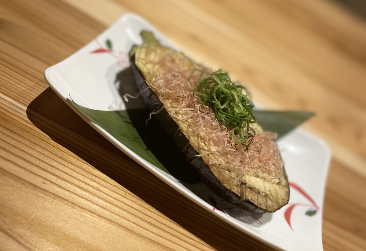 ▼米ナスのバター醤油